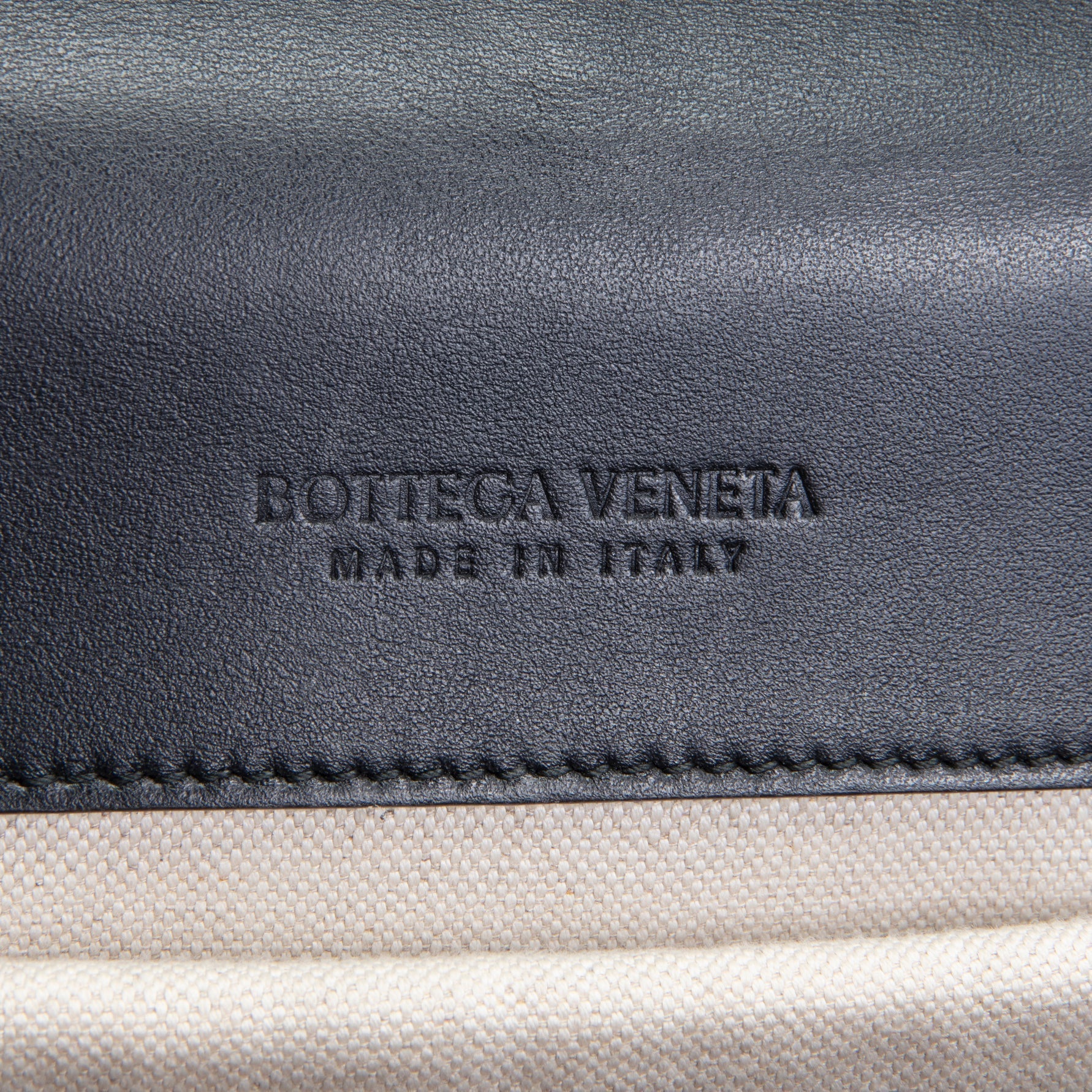 BT VENETA Leather Intrecciato Back To School Backpack - Black