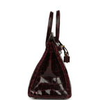 Birkin 25 Bordeaux Shiny Niloticus Crocodile Gold Hardware
