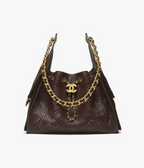 CH 25 Small Handbag  Dark Brown