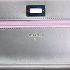 CH 255 Reissue Iridescent Quilted Wallet on Chain