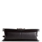 CH Boy Bag Medium Quilted Caviar - Black
