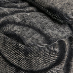 CH CC Denim Wave Flap Bag - Gray