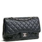 CH Caviar Classic Jumbo Double Flap - Black