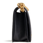 CH Caviar Medium Boy Bag - Black
