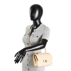 CH Classic Caviar Double Flap Small - Nude