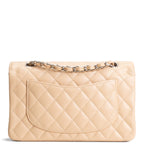 CH Classic Caviar Double Flap Small - Nude