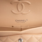 CH Classic Caviar Double Flap Small - Nude