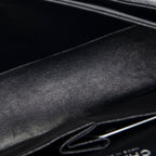 CH Classic Caviar Medium Double Flap - Black