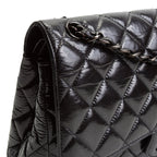 CH Classic Crinkle Double Jumbo Flap - Black
