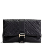 CH Grip Clutch Black Calfskin