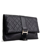 CH Grip Clutch Black Calfskin