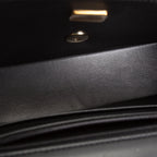 CH Quilted Lambskin Rectangular Flap Top Handle Mini - Black