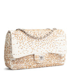 CH Sequins Flap Bag - Ivory