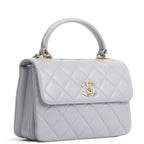 CH Trendy CC Small Flap Bag - Light Grey
