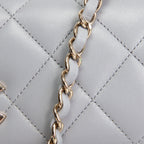 CH Trendy CC Small Flap Bag - Light Grey