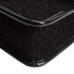 CH Tweed Top Handle School Memory Flap Bag - Black