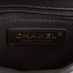 CH Tweed Top Handle School Memory Flap Bag - Black
