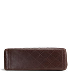 CH Vintage Lambskin Quilted CC Bakelite Turnlock Tote - Brown