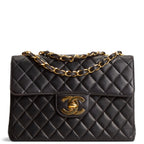 CH Vintage Maxi CC Flap Bag - Black