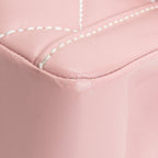 CH Vintage Surpique Wild Stitch Quilted Top Handle Bag - Pink
