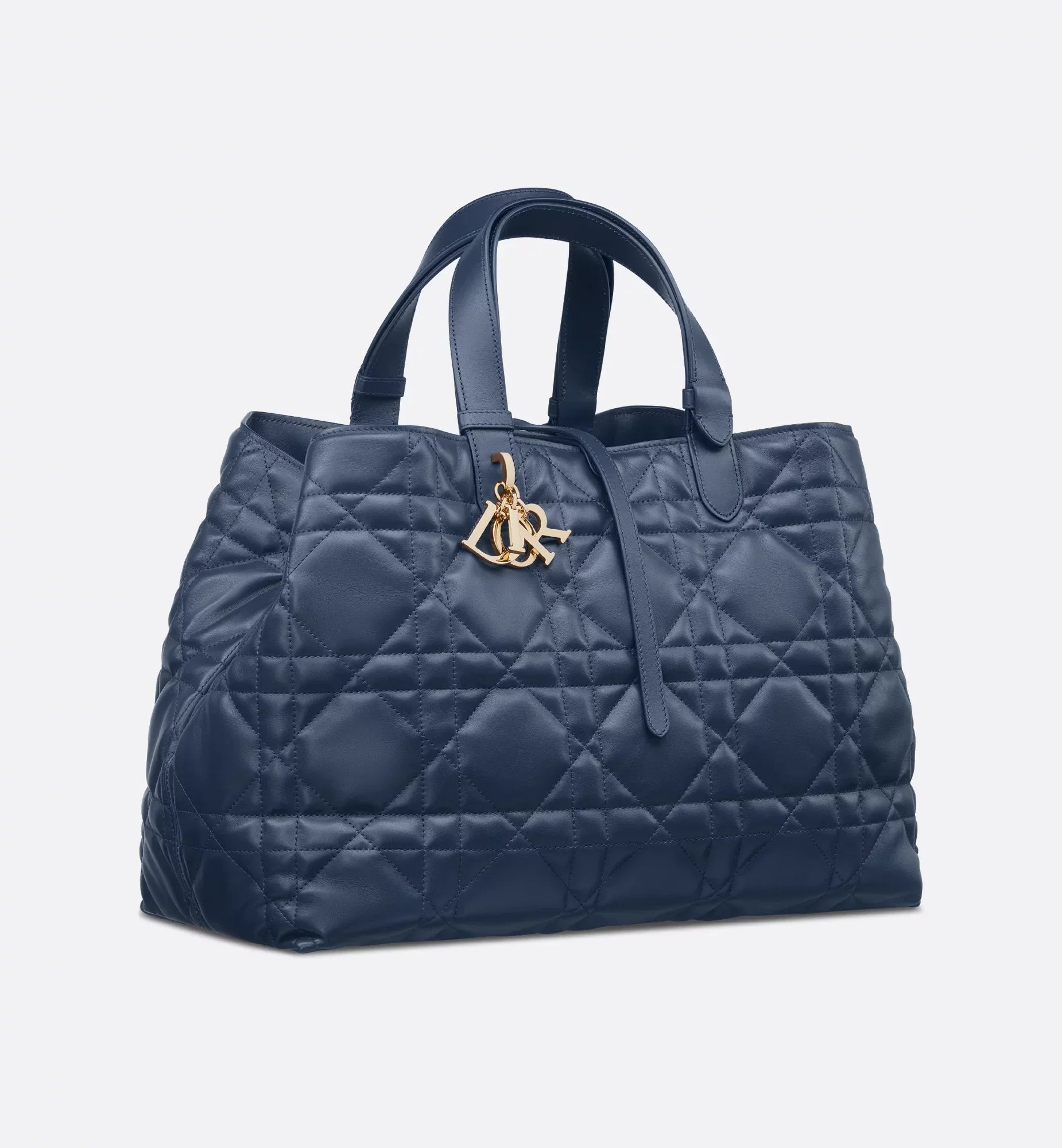 DIOR Toujours TOTE bag Medium Blue - full calfskin 28.5