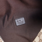 GU GG Canvas Belt Bag - Beige & Ebony