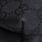 GU GG Canvas Waist Bag - Black OUTLET FINAL SALE