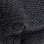 GU GG Canvas Waist Bag - Black OUTLET FINAL SALE