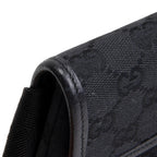 GU GG Canvas Waist Bag - Black OUTLET FINAL SALE