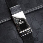 GU GG Canvas Waist Bag - Black OUTLET FINAL SALE