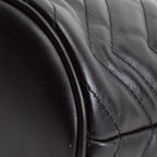 GU GG Marmont Small Bucket Bag - Black