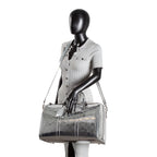 GU Guccissima Medium Mirror Effect Duffle