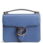 GU Interlocking G Dollar Bag - Blue
