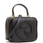 GU Leather Blondie Top Handle - Black
