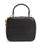 GU Leather Blondie Top Handle - Black