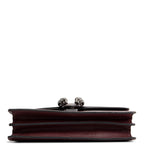 GU Leather Crystal Embellished Dionysus Small - Burgundy