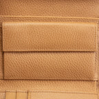 GU Leather French Wallet - Cognac