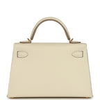 Kelly Sellier 20 Craie Epsom Gold Hardware