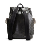 LV Christopher MM Brushed Monogram Eclipse Cowhide Backpack