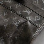 LV Christopher MM Brushed Monogram Eclipse Cowhide Backpack