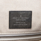 LV Christopher MM Brushed Monogram Eclipse Cowhide Backpack