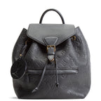 LV Monogram Empreinte Montsouris Backpack - Black