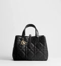 Medium Di Toujours Bag Black Macrocannage Calfskin