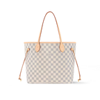 Neverfull MM Damier Azur Canvas Rose Ballerine