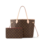 Neverfull MM Monogram Canvas Cerise