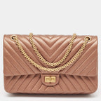 Chanel Bronze Chevron Leather 226 Reissue 2.55 Flap Bag